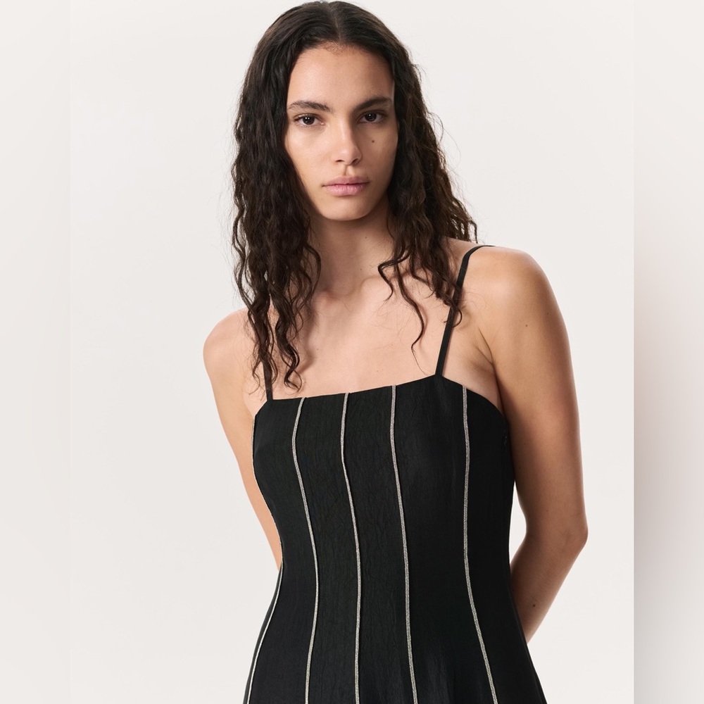 Rag & Bone Kennedy bead-striped maxi a-line dress - Picture 2 of 3